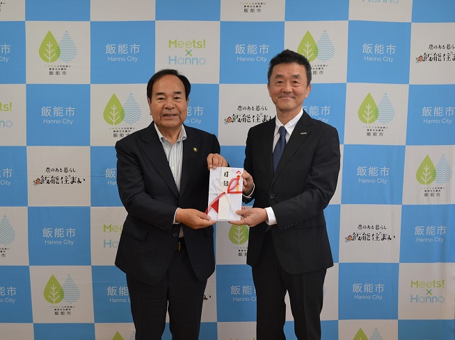 新電元工業新友会様 寄附金の受領の画像