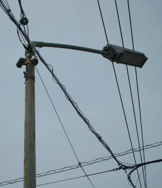 道路照明灯の写真