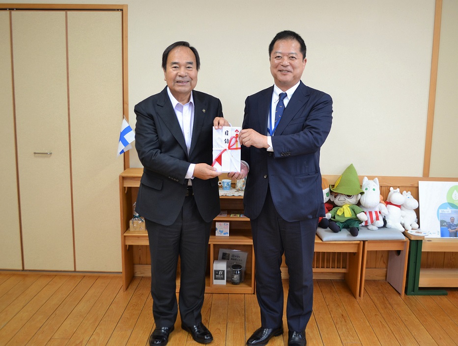 三井住友ファイナンス＆リース株式会社様 寄附金の受領の画像