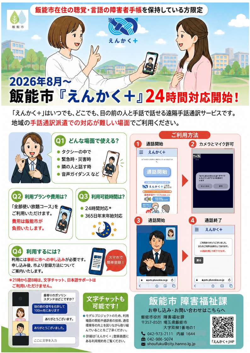 えんかく+のサービス内容
