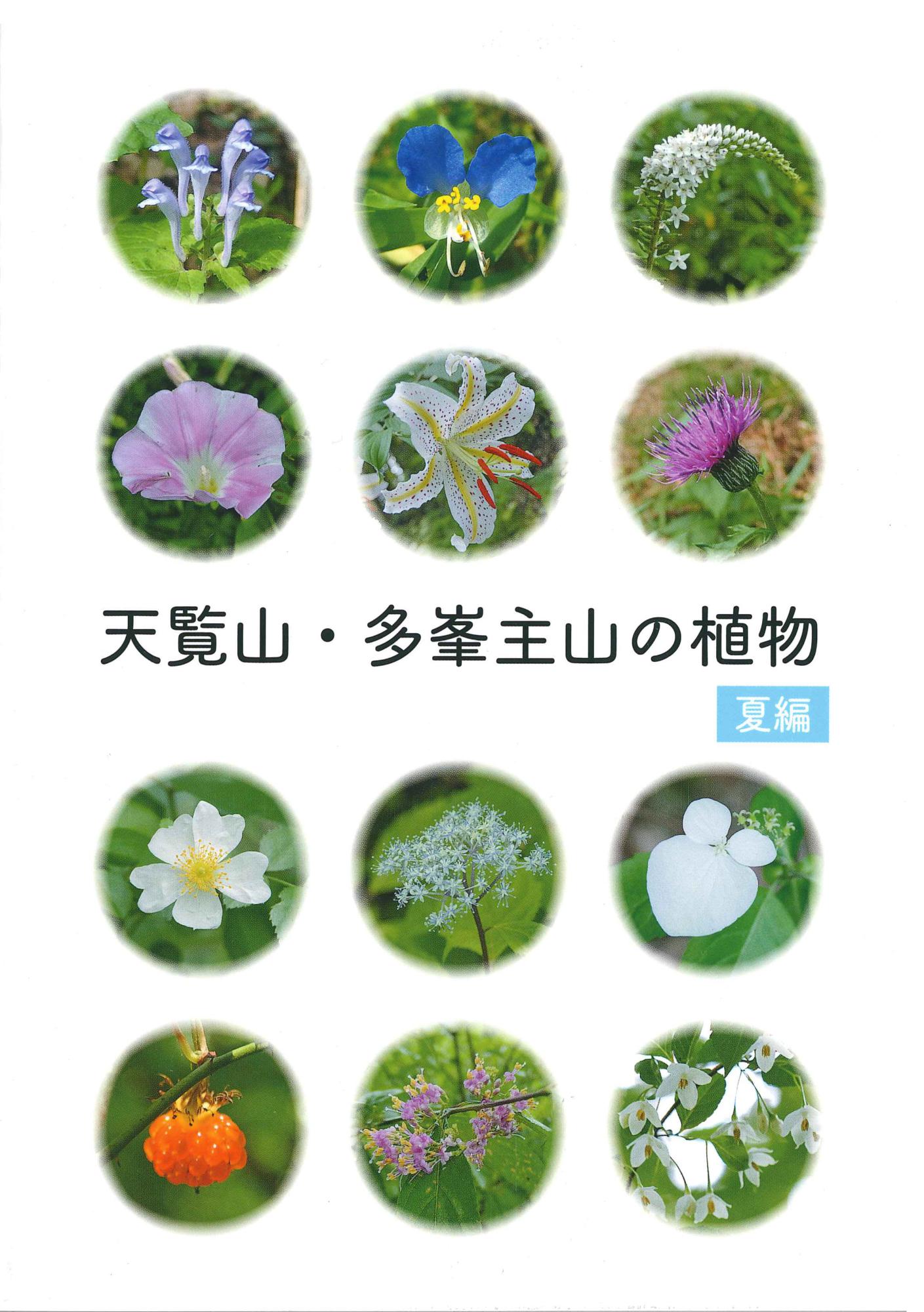 天覧山・多峯主山の植物夏編の表紙の写真
