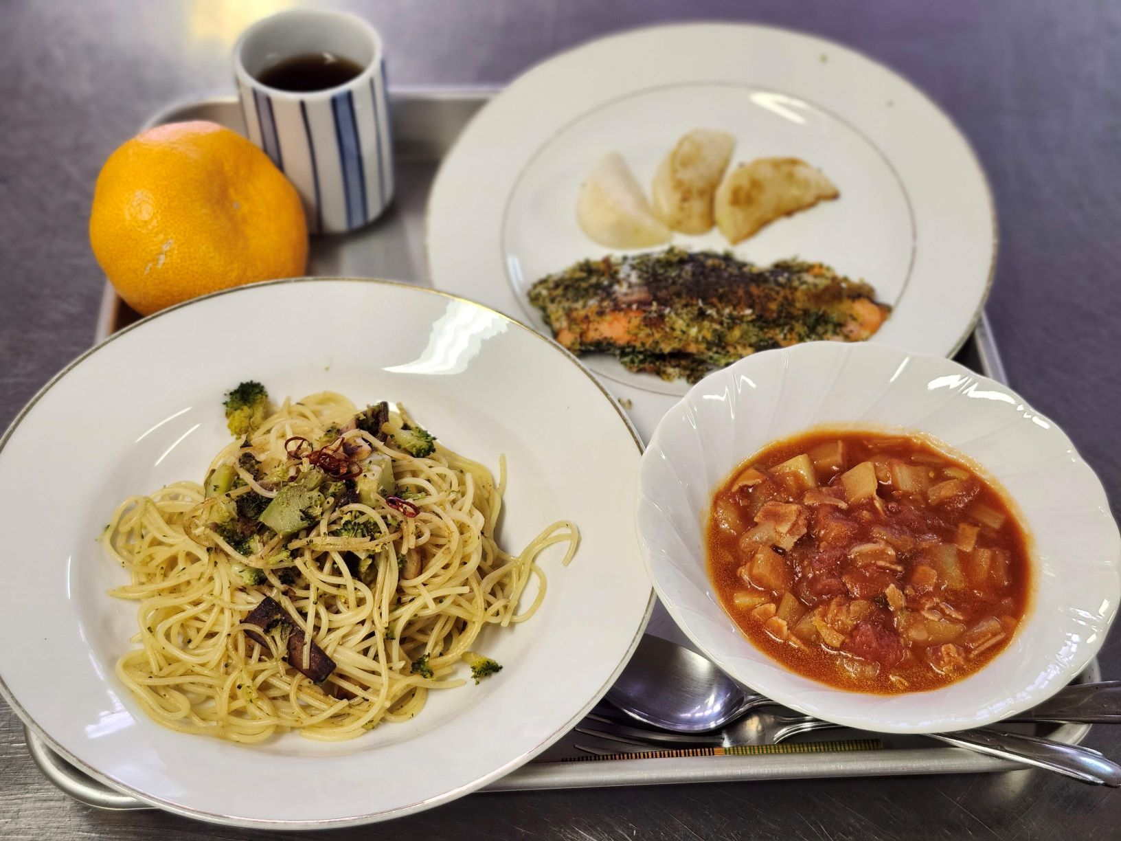 できあがった料理