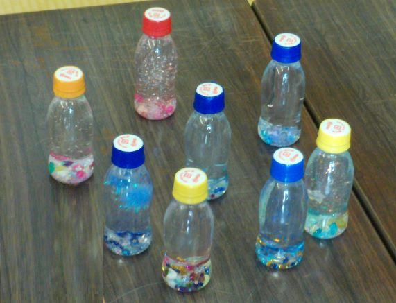 ペットボトルのスノードーム