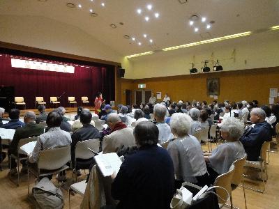 全員合唱の様子