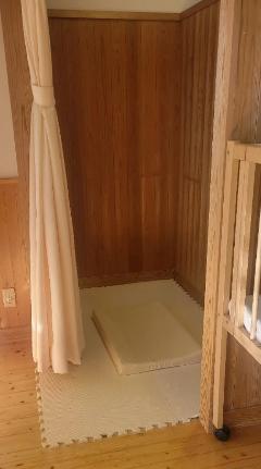 子育て総合センターの赤ちゃんの駅、おむつ替えスペース